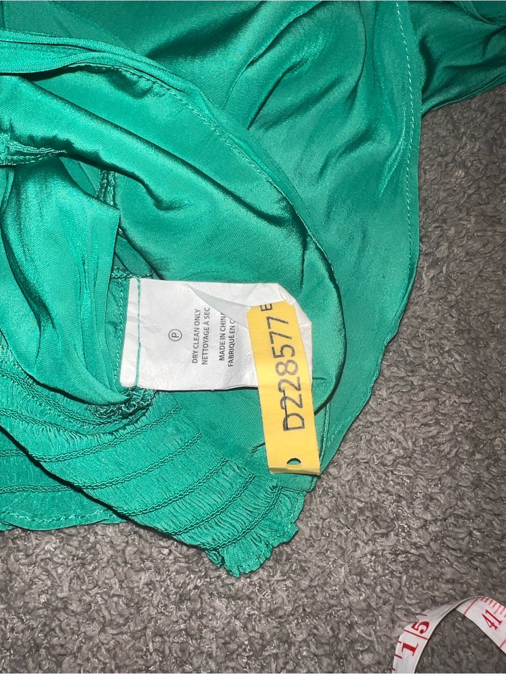 Ramy Brook Kynlee Embellished Blouse Color Sea Green Size M - Picture 11 of 11